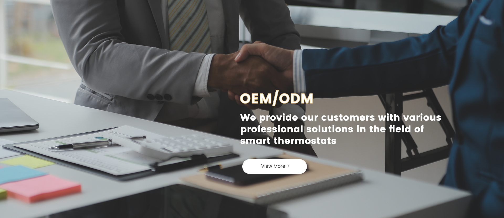 ACMELEC OEM ODM smart thermostat cooperation and project solutions