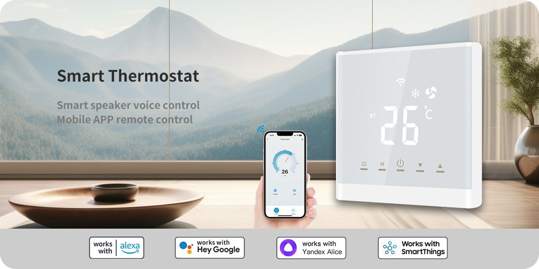 AE-669KDB FCU Smart Thermostat smart thermostat product view 4