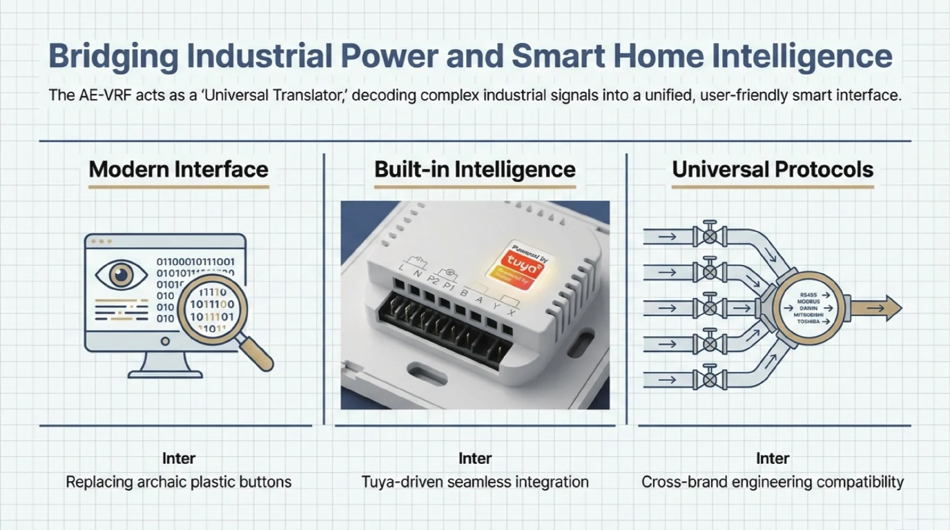 S20 bridge between industrial HVAC power and smart home intelligence