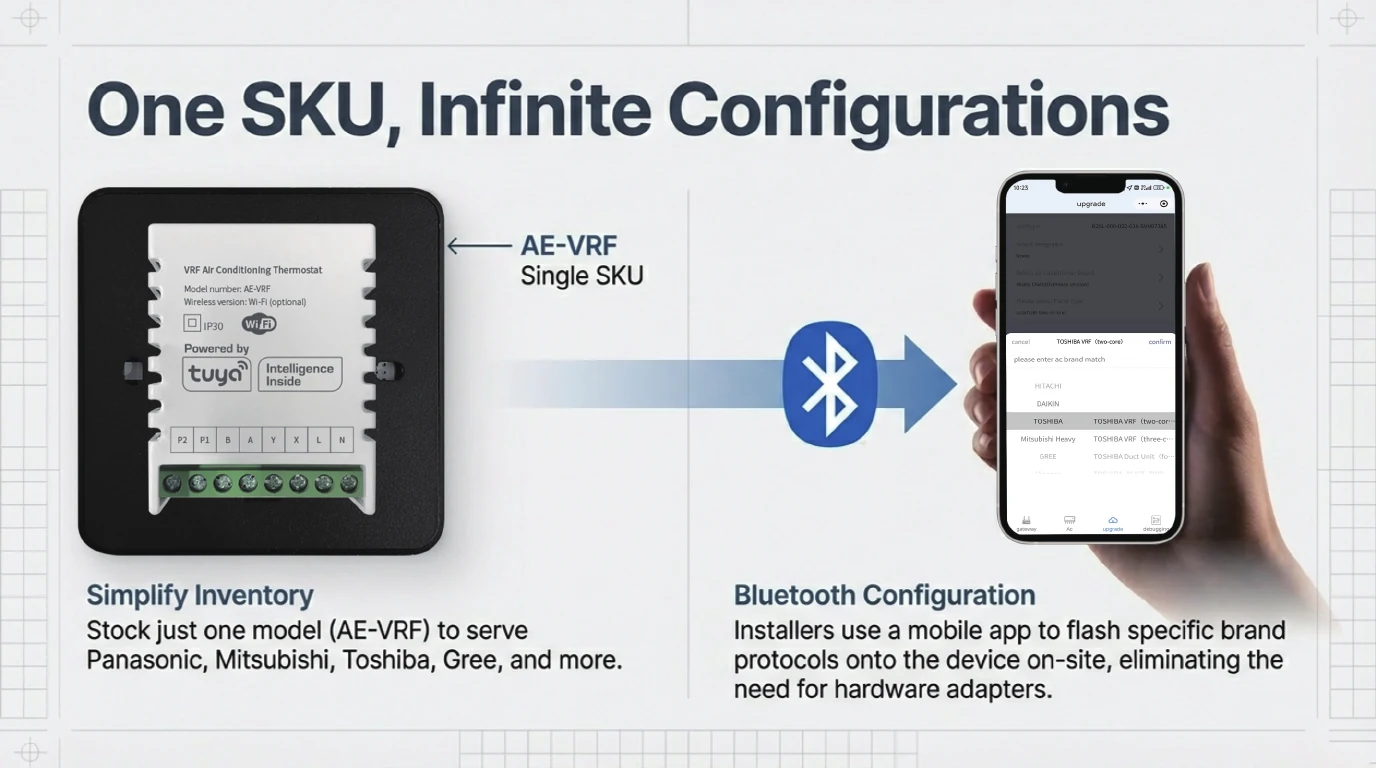 S20 one SKU with Bluetooth configurable brand protocols