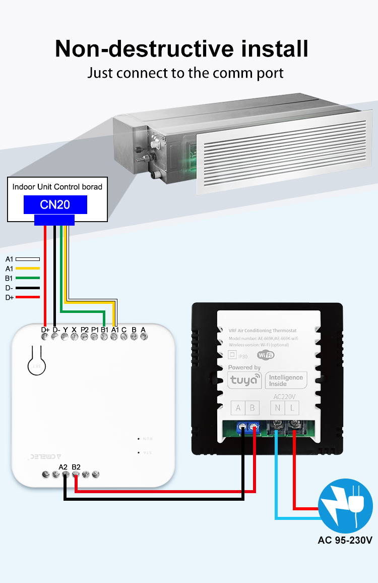 China Brand VRF VRF wiring diagram 1